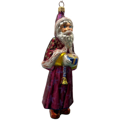 Christopher Radko Velvet Plum Nicholas Santa Christmas Tree Ornament 98-104-0