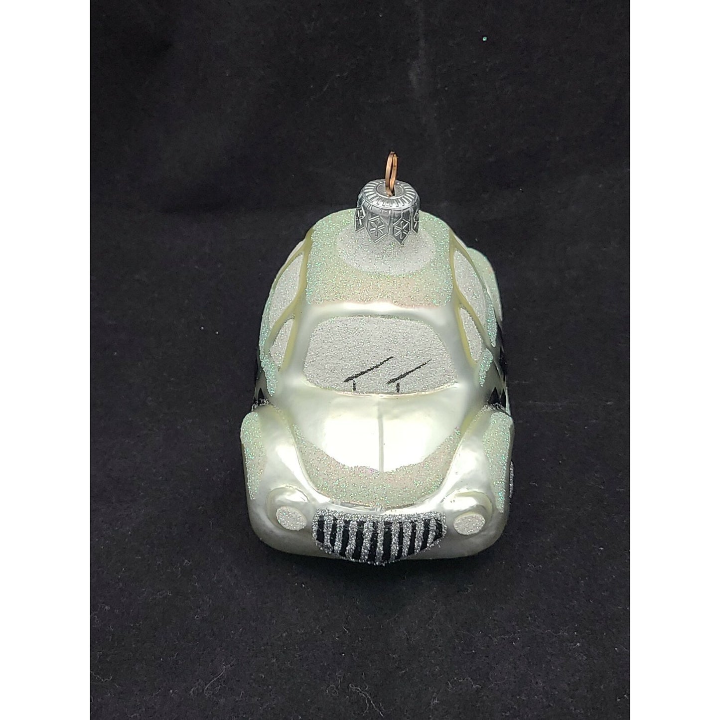 Patricia Breen Little Yellow Taxi Pearl Extra Glitter Christmas Holiday Ornament