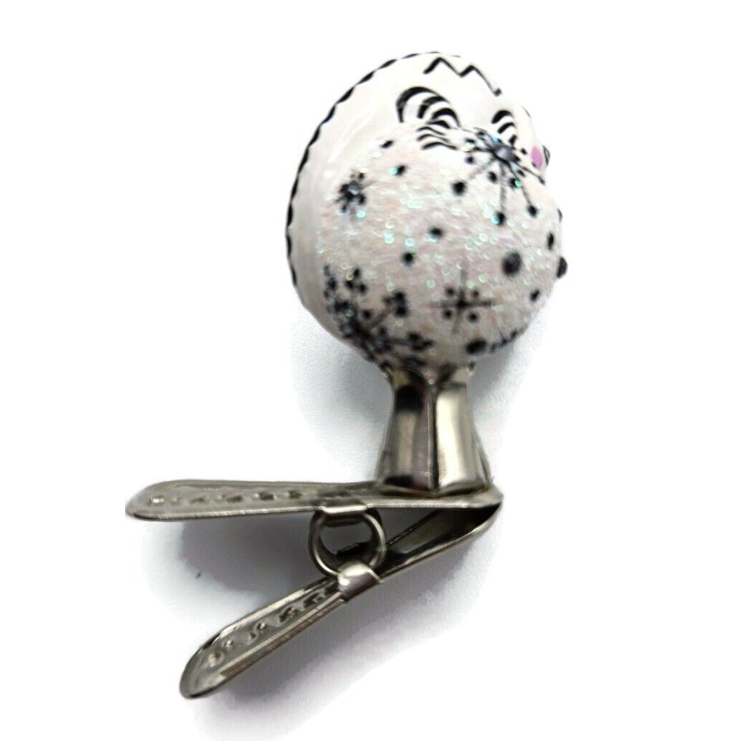 Patricia Breen Petite Miniature Chameleon Snowflakes Pearl Christmas Ornament