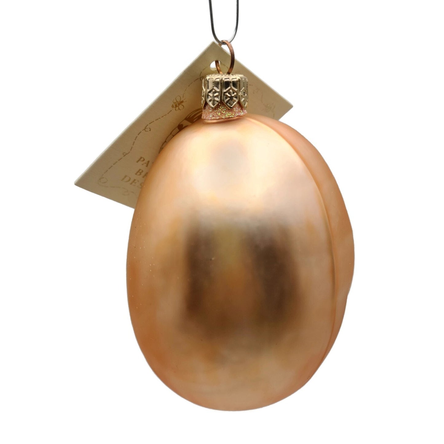 Patricia Breen Jelly Bean Santa Claus Peach Matte Easter Christmas Tree Ornament