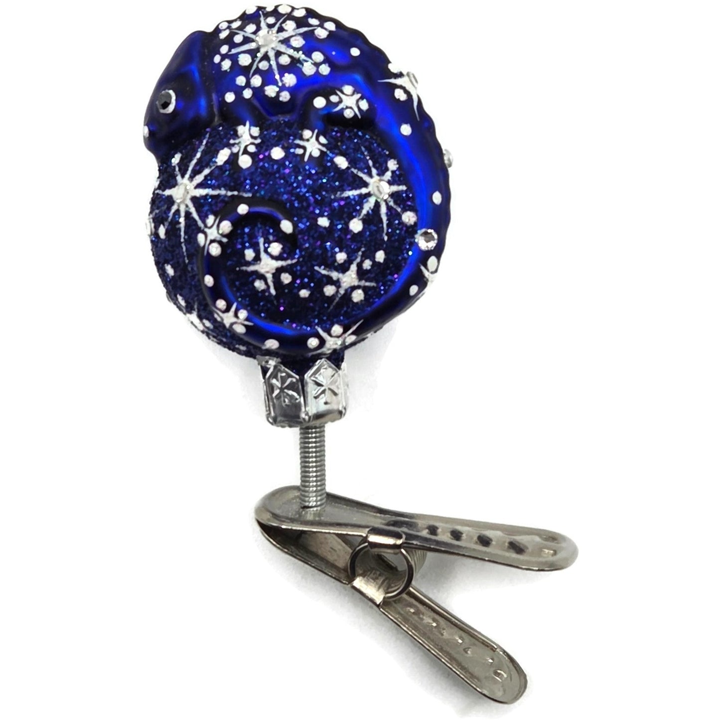 Patricia Breen Ultra Miniature Chameleon Snowflakes Clip On Christmas Ornament