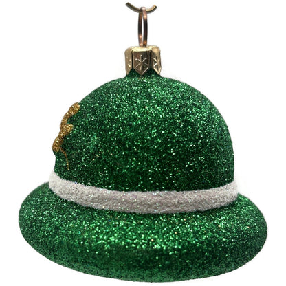 Patricia Breen A Walk In Dublin Leprechaun Hat Shamrocks St. Patrick's Ornament