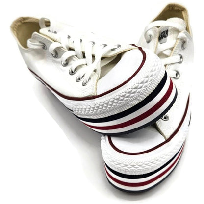 Converse Chuck Taylor All Star Platform OX White Canvas Shoes 136895C Unisex