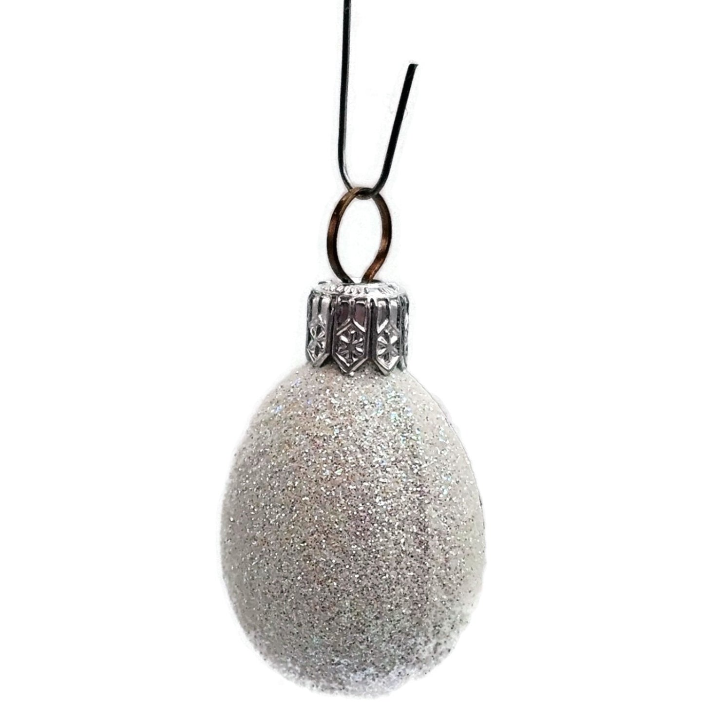 Patricia Breen Miniature Egg Ladybug Single Pearl Red Easter Christmas Ornament