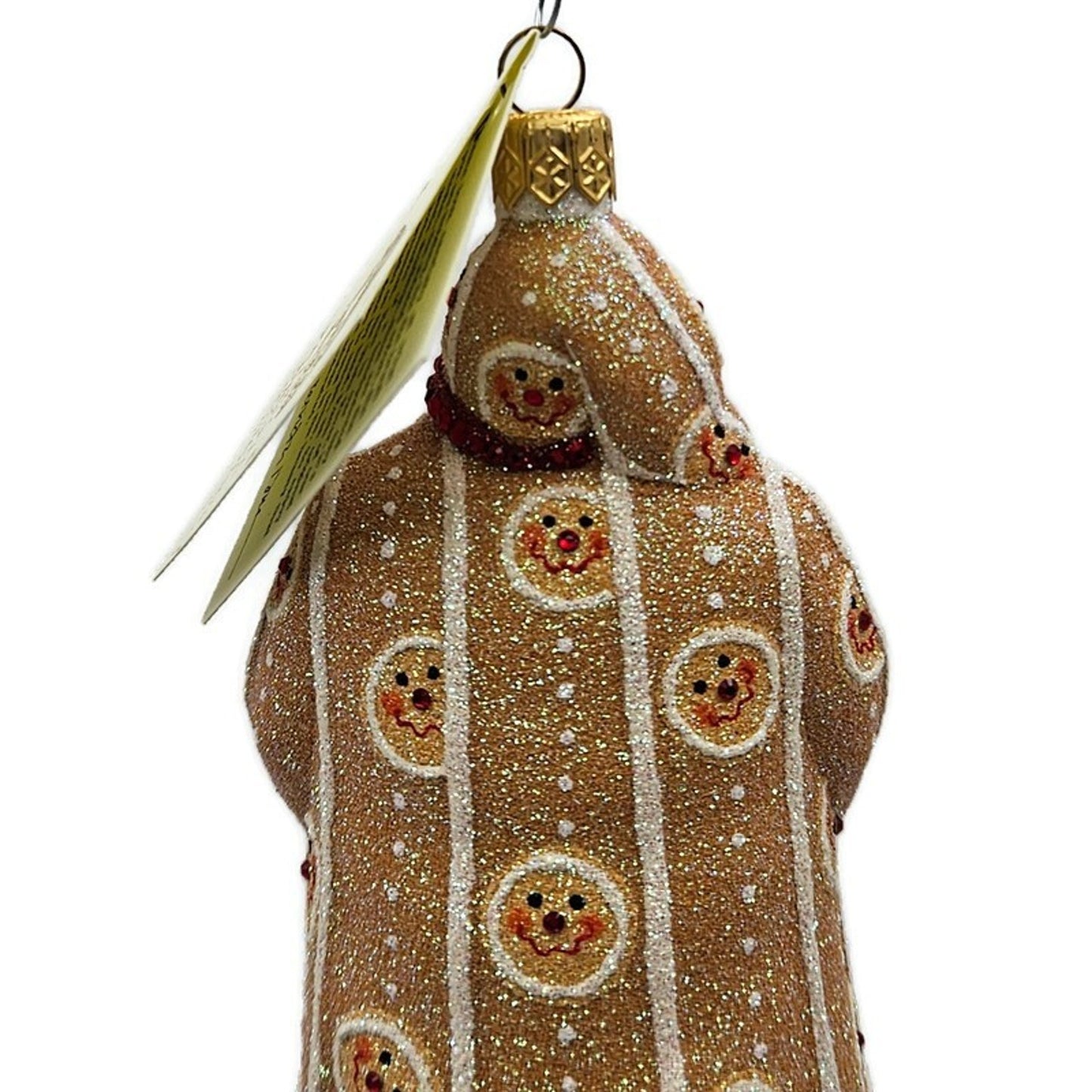 Patricia Breen Sublime Santa Gingerbread Face Christmas Holiday Tree Ornament
