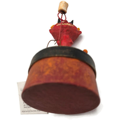 Rucus Studio Scott Smith Little Red Roaster Devil Figure Halloween Container