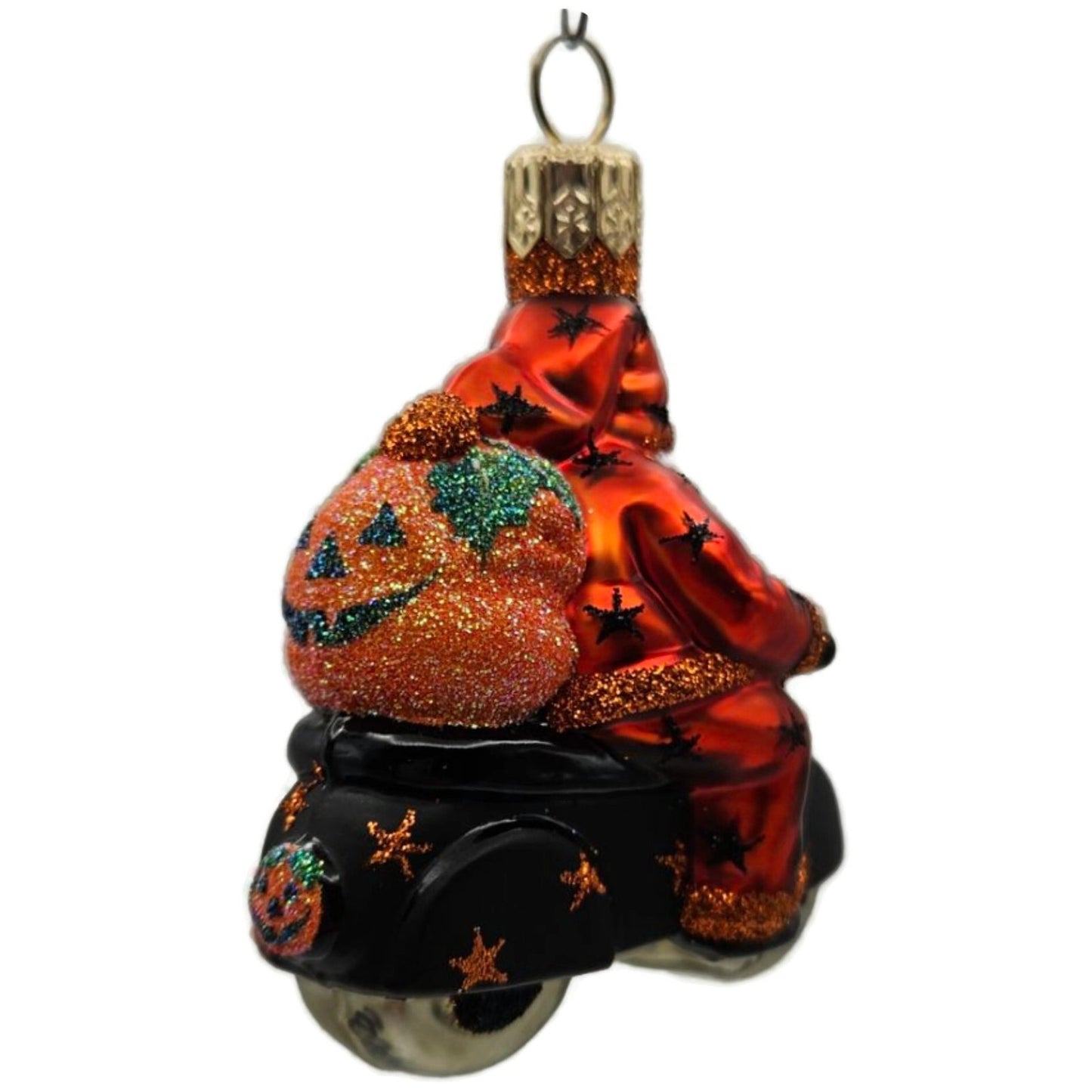 Patricia Breen Halloween Ciao Henry Orange Pumpkin Stars Christmas Ornament CATZ