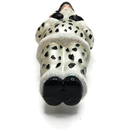 Patricia Breen Carry Me Santa Dalmatian and Ladybug Polka Dot Halloween Ornament