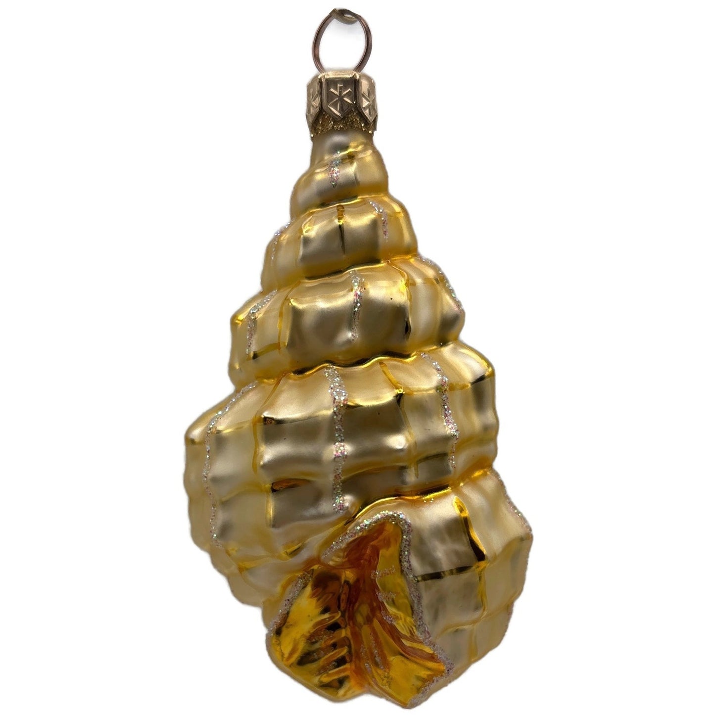 Patricia Breen Eric's Shell Gold Summer Nautical Aquatic Christmas Ornament CATZ