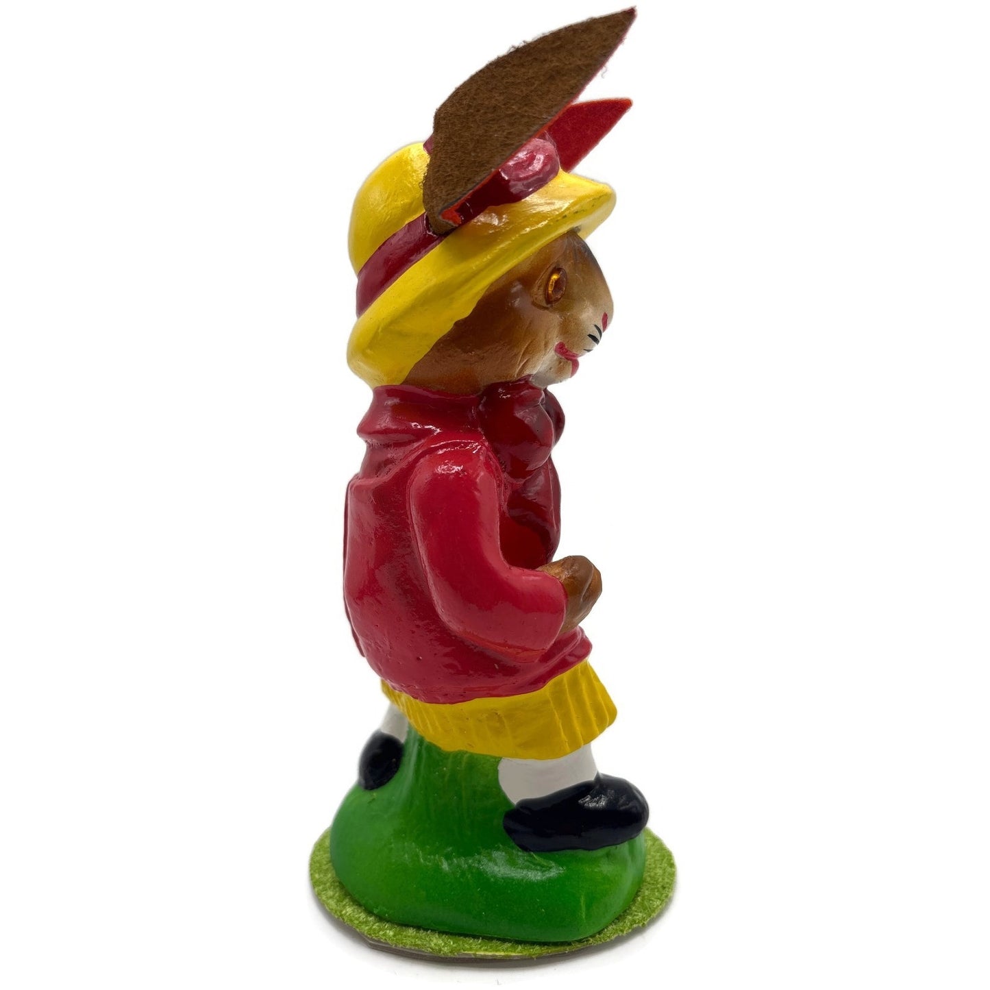 Christopher Radko Ino Schaller Papier Mache Bunny Rabbit Easter Figurine