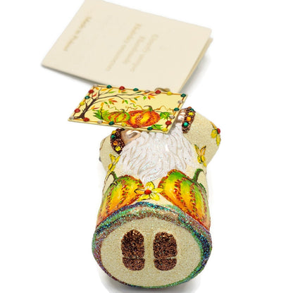 Patricia Breen Just a Note Autumnal Fall Pumpkin Christmas Tree Holiday Ornament