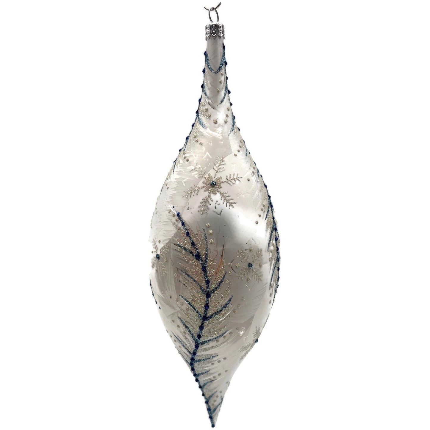 Heartfully Yours Christopher Radko Lismore Drop Glass Christmas Tree Ornament