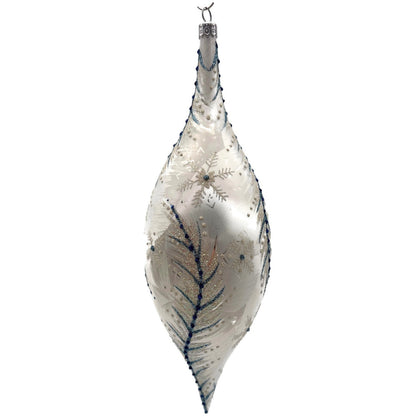 Heartfully Yours Christopher Radko Lismore Drop Glass Christmas Tree Ornament