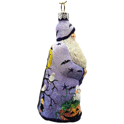 Patricia Breen Remember Me Santa Moon Purple Ghost Halloween Christmas Ornament