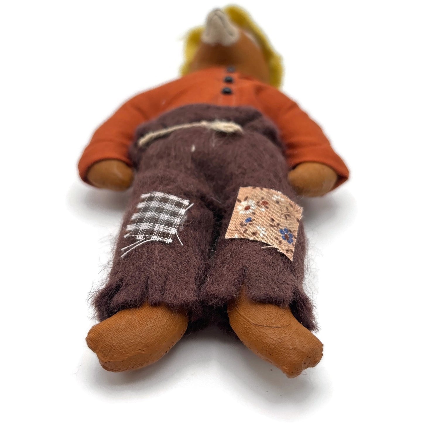 Gladys Boalt Brer Bear Uncle Remus Brown Fabric Christmas Tree Ornament Signed