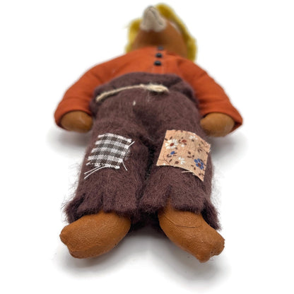 Gladys Boalt Brer Bear Uncle Remus Brown Fabric Christmas Tree Ornament Signed