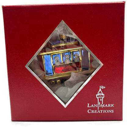 Landmark Creations Cable Car San Francisco California Christmas Tree Ornament