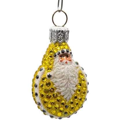 Patricia Breen Ladybug Noel Yellow Jeweled Polka Dots Spring Christmas Ornament