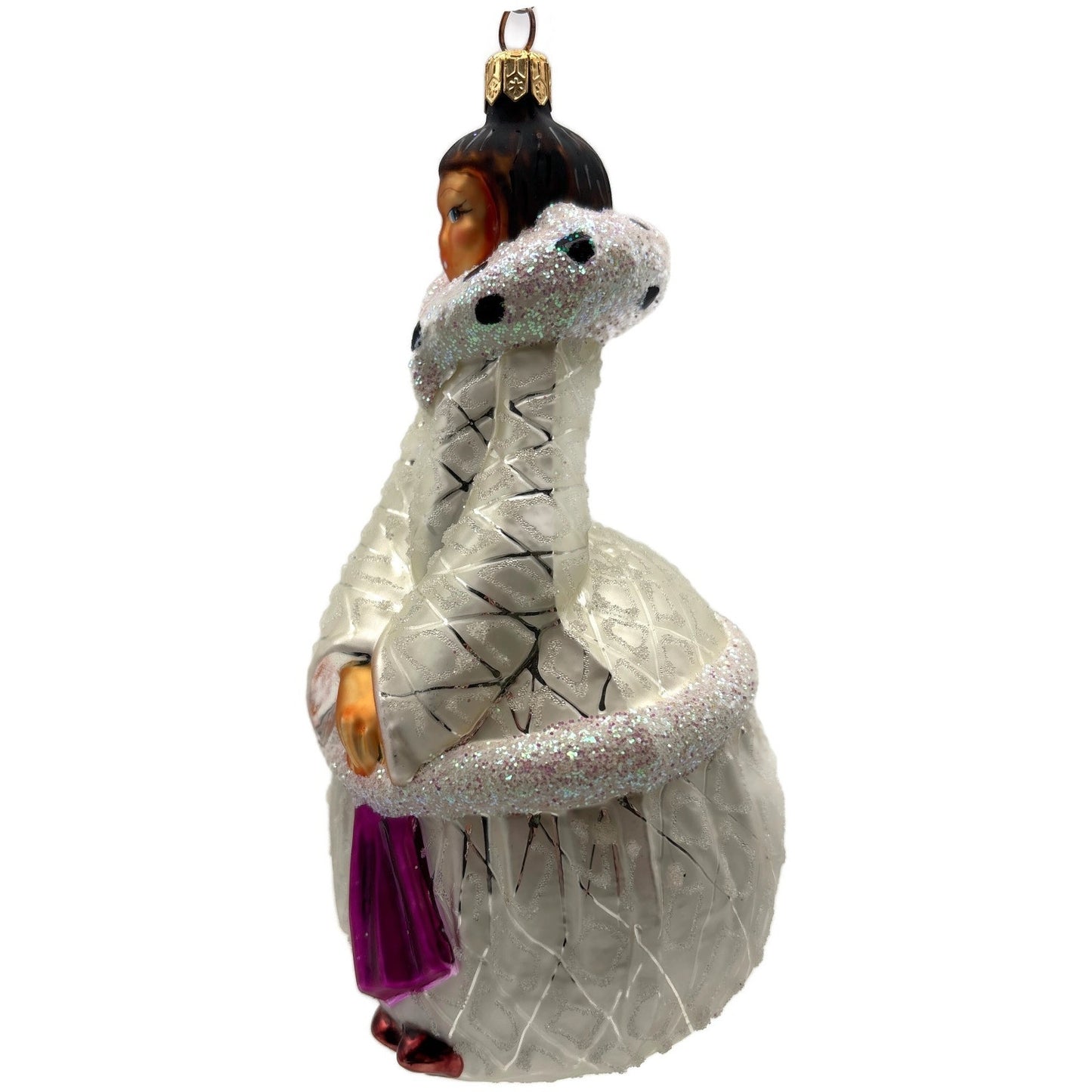 Christopher Radko Quintessa Princess White Christmas Tree Ornament 97-145-0