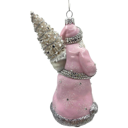 Patricia Breen Finnmark Claus Pink Santa Tree Adornment Christmas Ornament CATZ