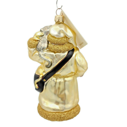 Patricia Breen Stanzis Kitten Gold Christmas Tree Ornament Hand Blown Glass CATZ