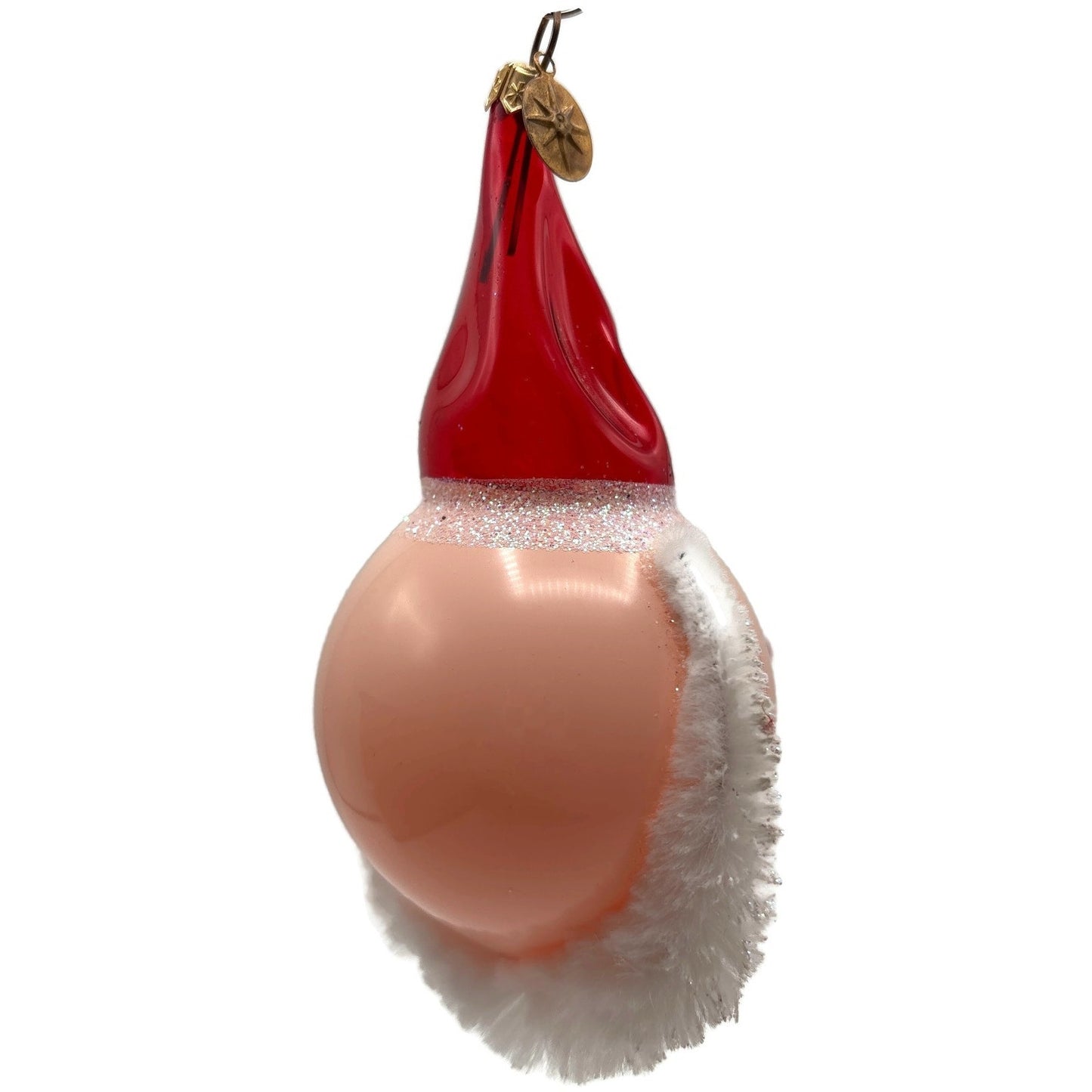 Christopher Radko Santa Blush Italian Glass Christmas Tree Ornament 0013700