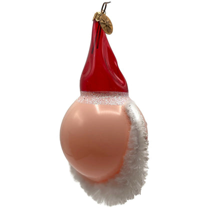 Christopher Radko Santa Blush Italian Glass Christmas Tree Ornament 0013700