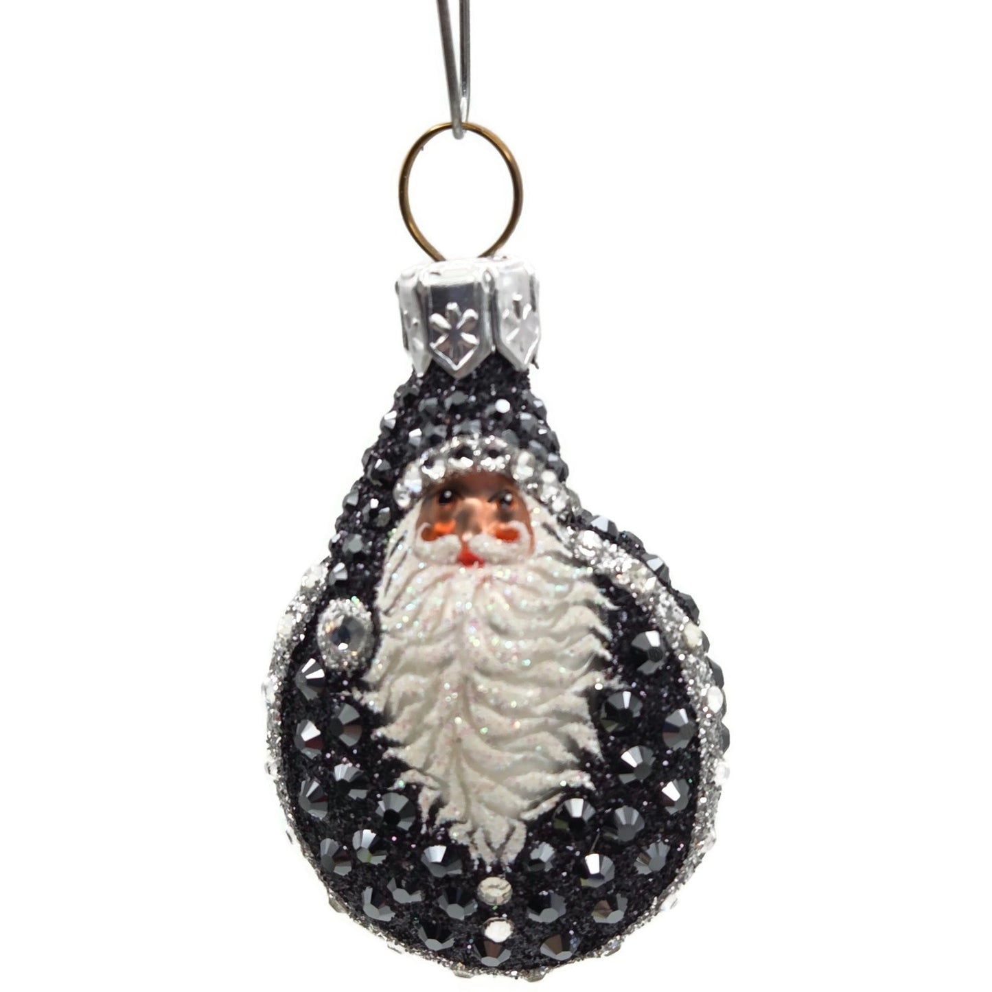 Patricia Breen Ladybug Noel Black Jeweled Polka Dots Spring Christmas Ornament