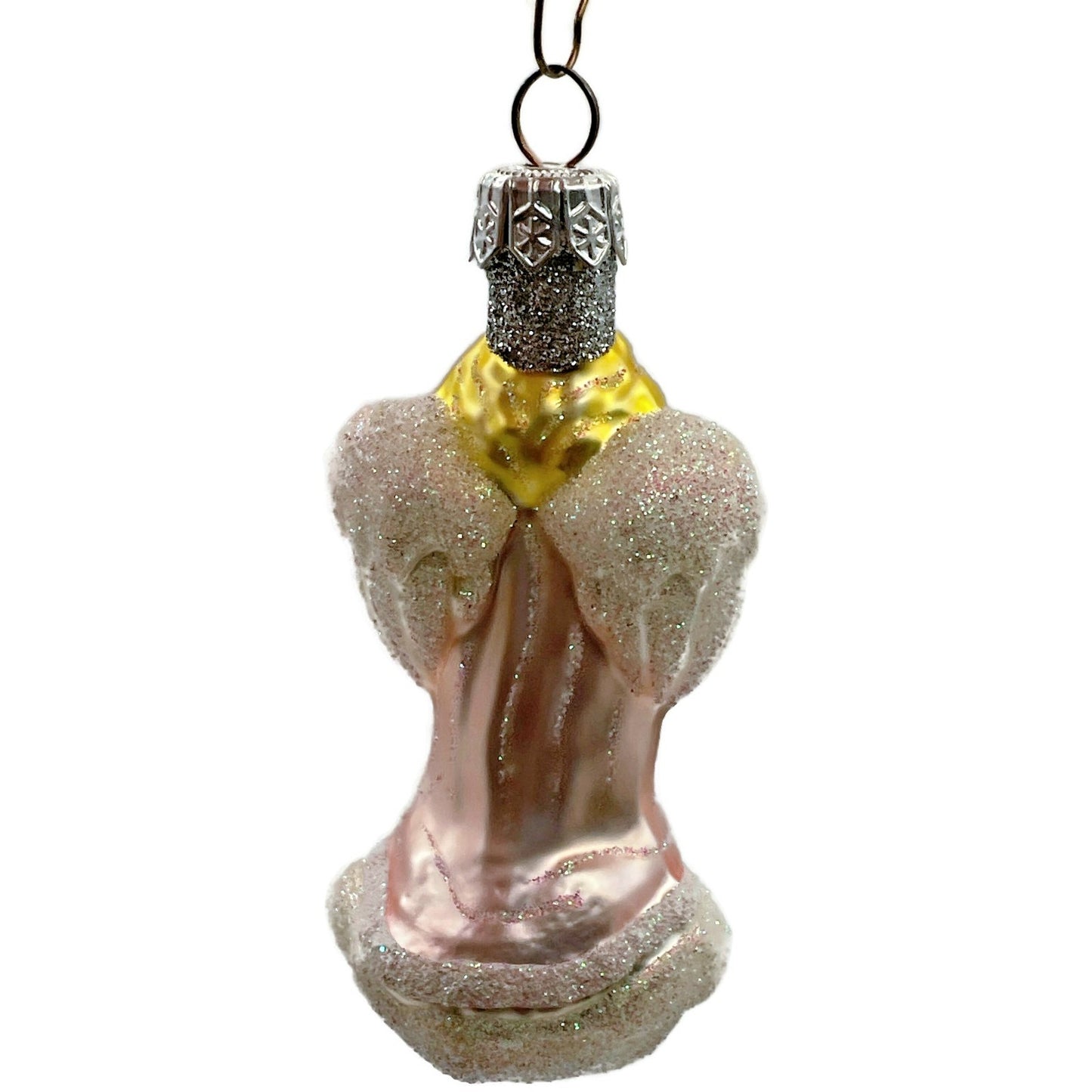 Patricia Breen Quartet of Angels Pastel Kitten Pearl Pink Christmas Ornament