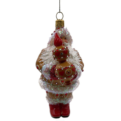 Patricia Breen Crowning Glory Gingerbread Santa Claus Christmas Tree Ornament