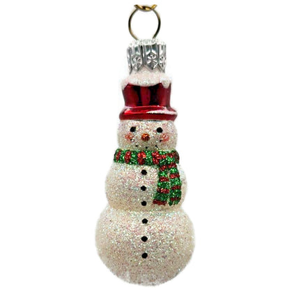 Patricia Breen The Littlest Snowman Stripe Scarf Red Hat Christmas Ornament 2327