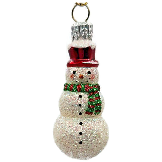 Patricia Breen The Littlest Snowman Stripe Scarf Red Hat Christmas Ornament 2327