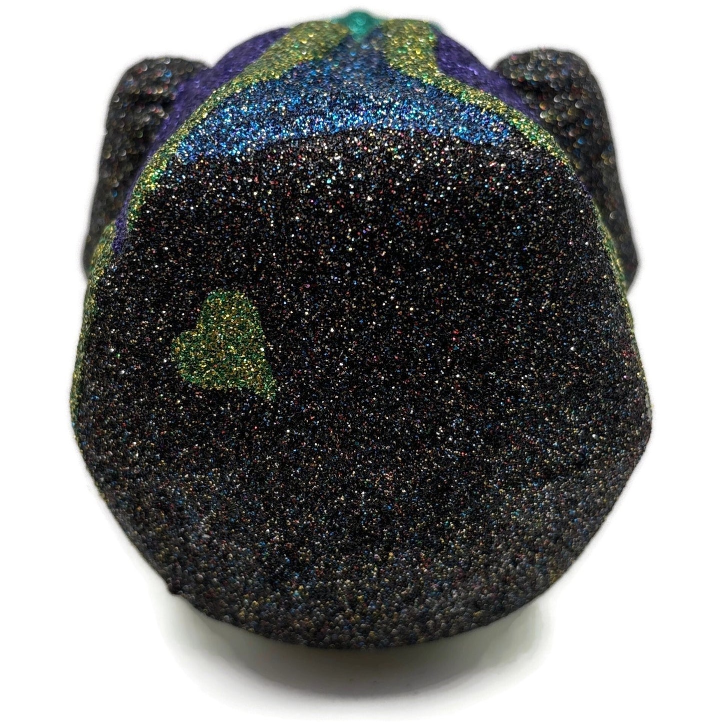 Larry Fraga Settling In Blue Santa Claus Purple Bear Christmas Tree Ornament