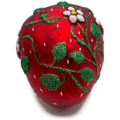Patricia Breen Grande Strawberry Bees Fruit Red Spring Christmas Ornament NM
