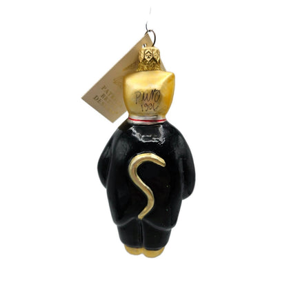 Patricia Breen Fiddling Cat Elvis Black Pant Hey Diddle Christmas Tree Ornament