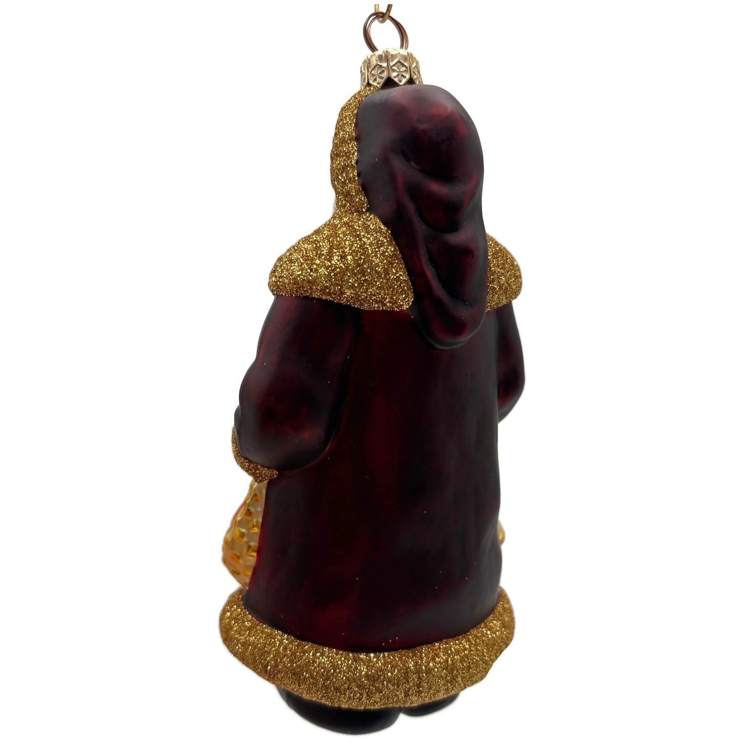 Patricia Breen Santa I: Partridge Pear Bordeaux 12 Days of Christmas Ornament