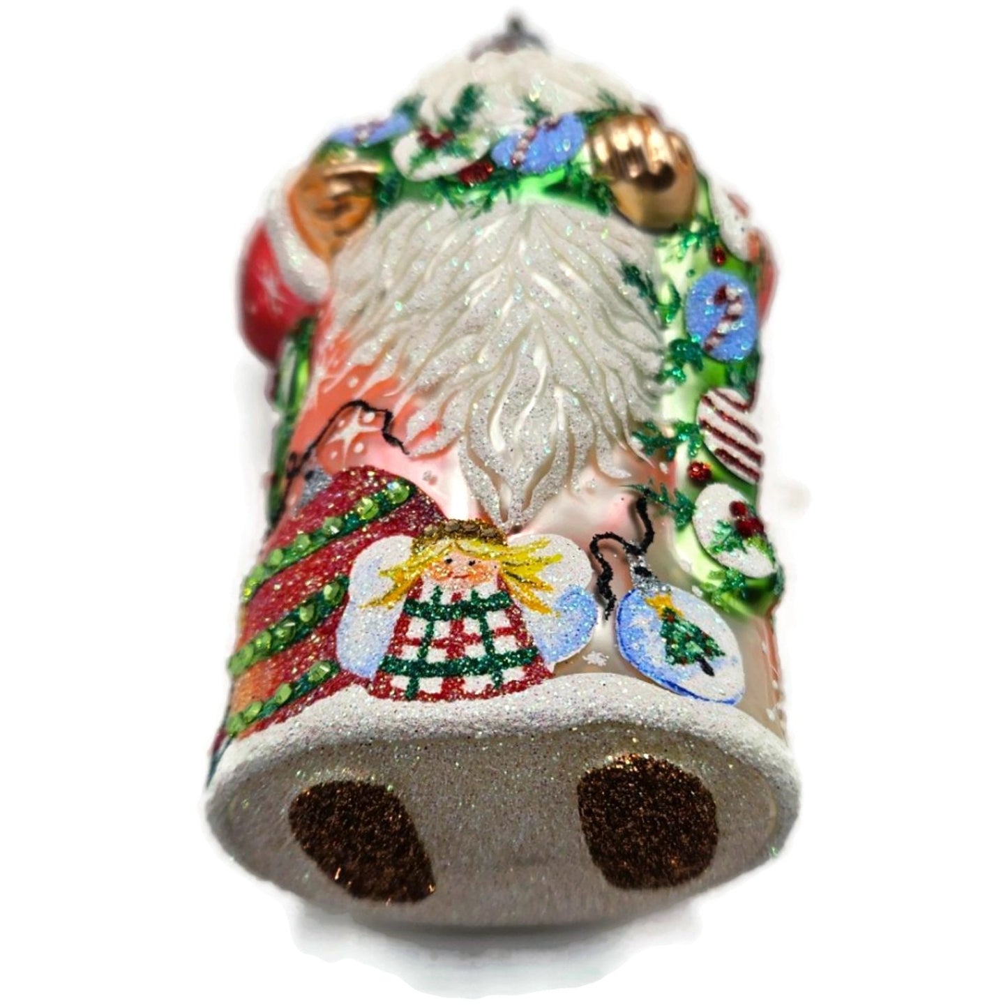 Patricia Breen Karas Santa Claus Red Angels Snowman Christmas Ornament Candy
