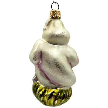 Christopher Radko Fright D Light Ghost Pumpkin Halloween Christmas Tree Ornament