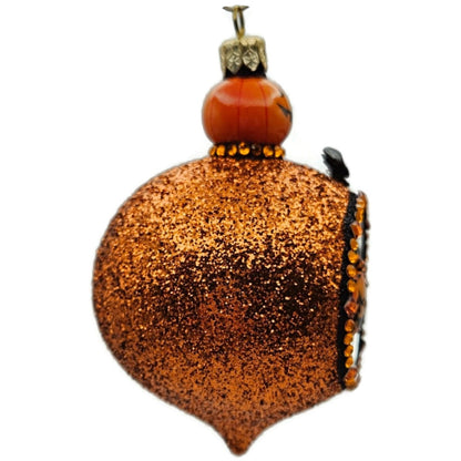 Patricia Breen Anniversary Reflector Jack-o-Lantern Chameleon Halloween Ornament