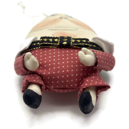 Gladys Boalt Humpty Dumpty Alice In Wonderland Fabric Christmas Ornament Signed