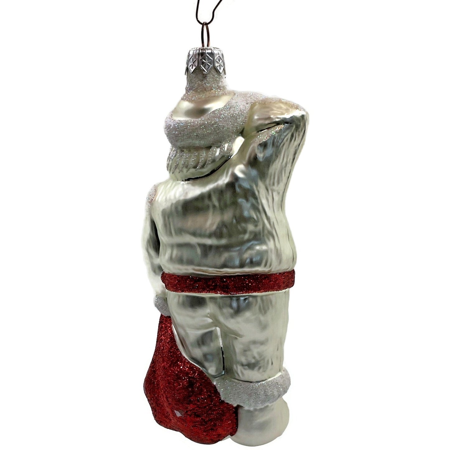 Patricia Breen A Santa for Thomas Pearl Red Bag Christmas Tree Ornament