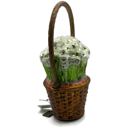 Basket of Paperwhites Spring Garden Flower Christmas Tree Ornament Eric Cortina