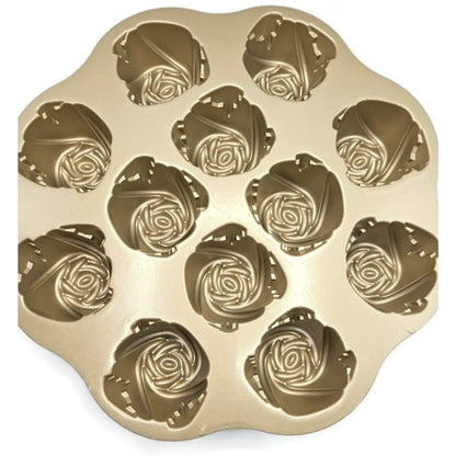 Sweetheart Rose Pan Mini Bundt Cakelet Non Stick Williams Sonoma Nordic Ware