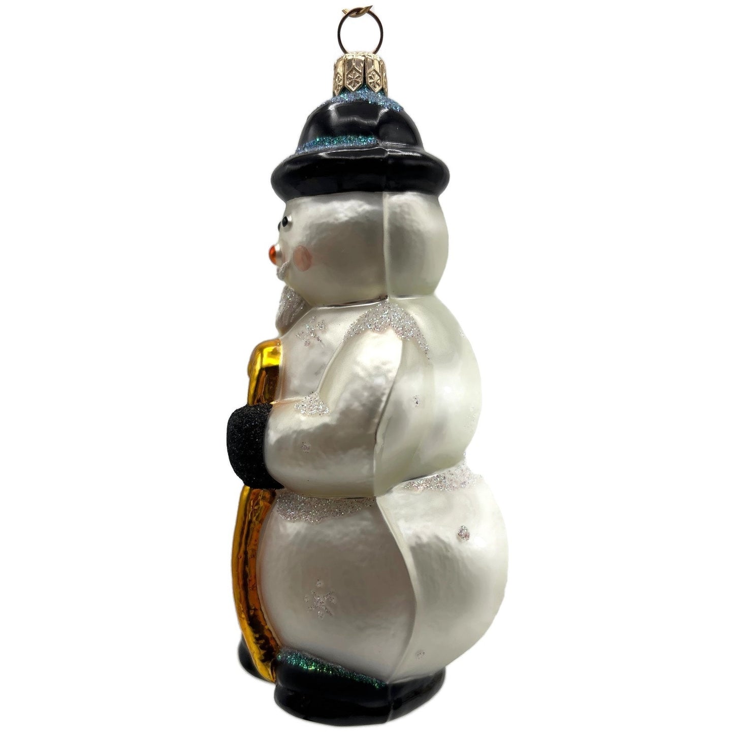 Patricia Breen Professor Mercury Snowman Christmas Tree Ornament Neiman Marcus