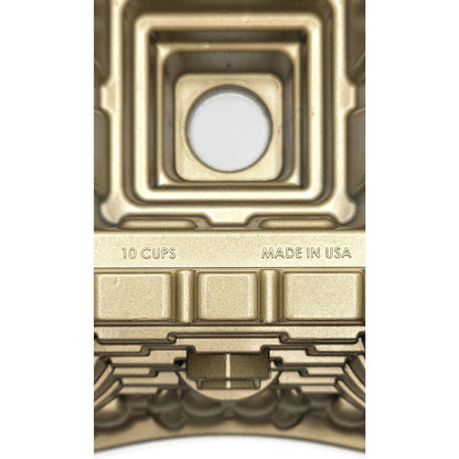 Castle Bundt Cake Pan 10 Cups Non Stick Gold Tone Williams Sonoma Nordic Ware