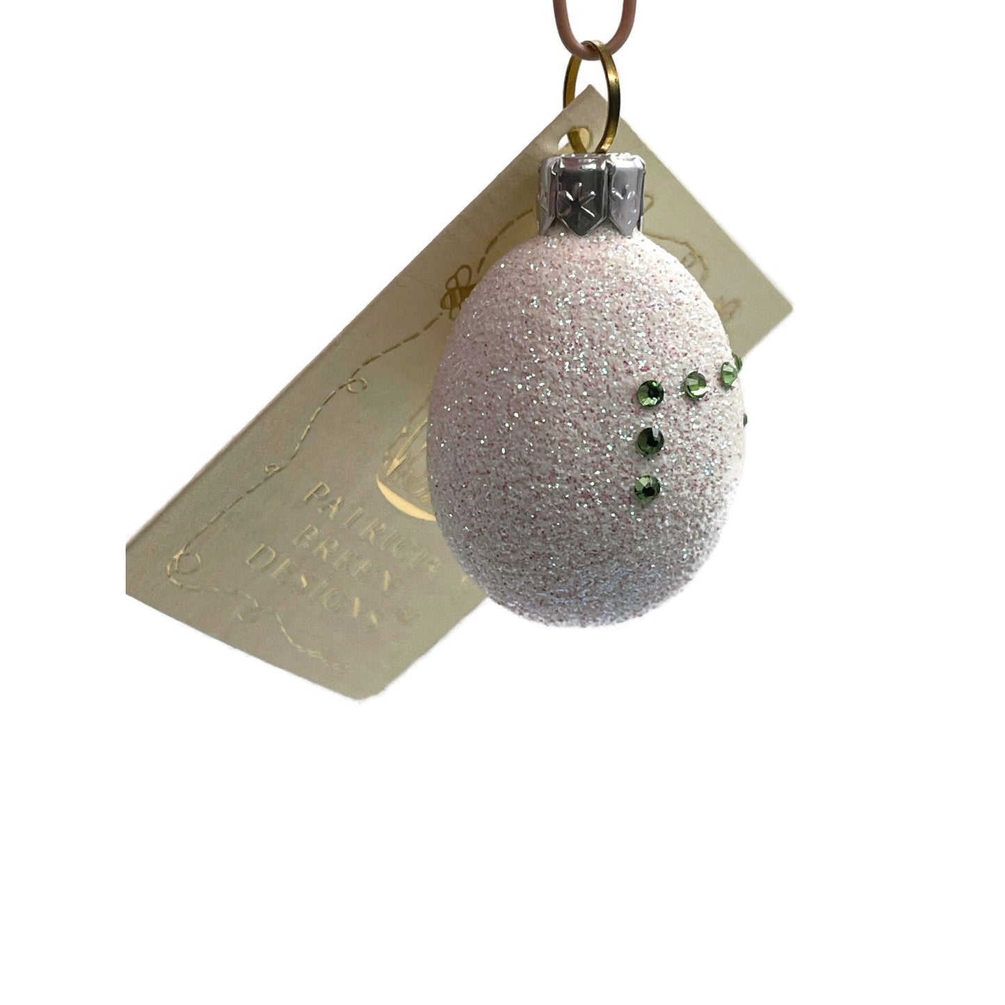Patricia Breen Miniature Egg Pax Peace Easter Holiday Christmas Ornament 2922