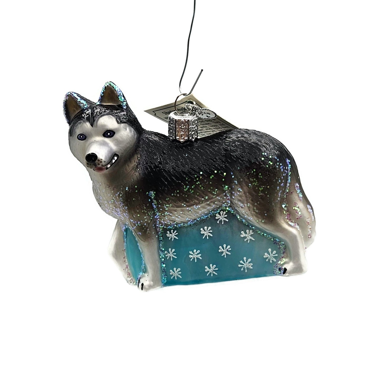 Old World Christmas Siberian Husky Dog Pet Animal Christmas Tree Ornament OWC