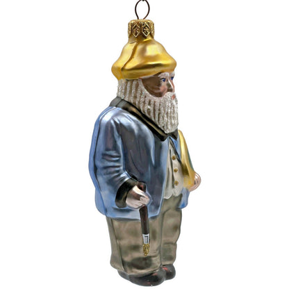 Patricia Breen M Claude Monet Blue Artist Palette Christmas Tree Ornament AIC