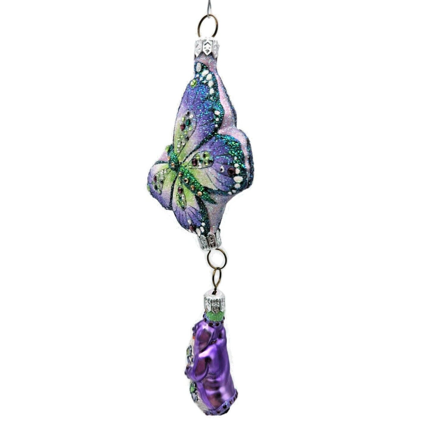 Patricia Breen Through the Spring Sky Violet Spring Christmas Holiday Ornament