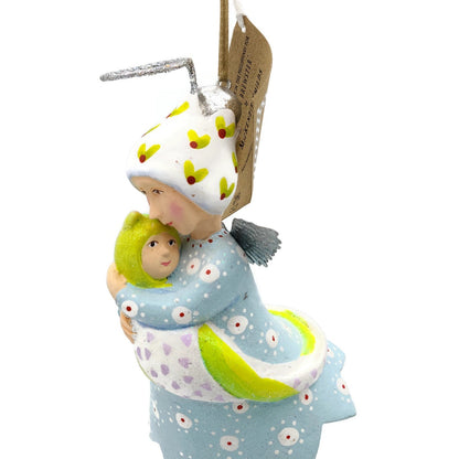 Patience Brewster Mother Child Paradise Angel Christmas Ornament Mackenzie Child
